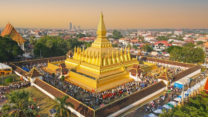 Thạt Luổng, kỳ quan kiến trúc gắn liền với văn hóa Phật giáo tại Lào