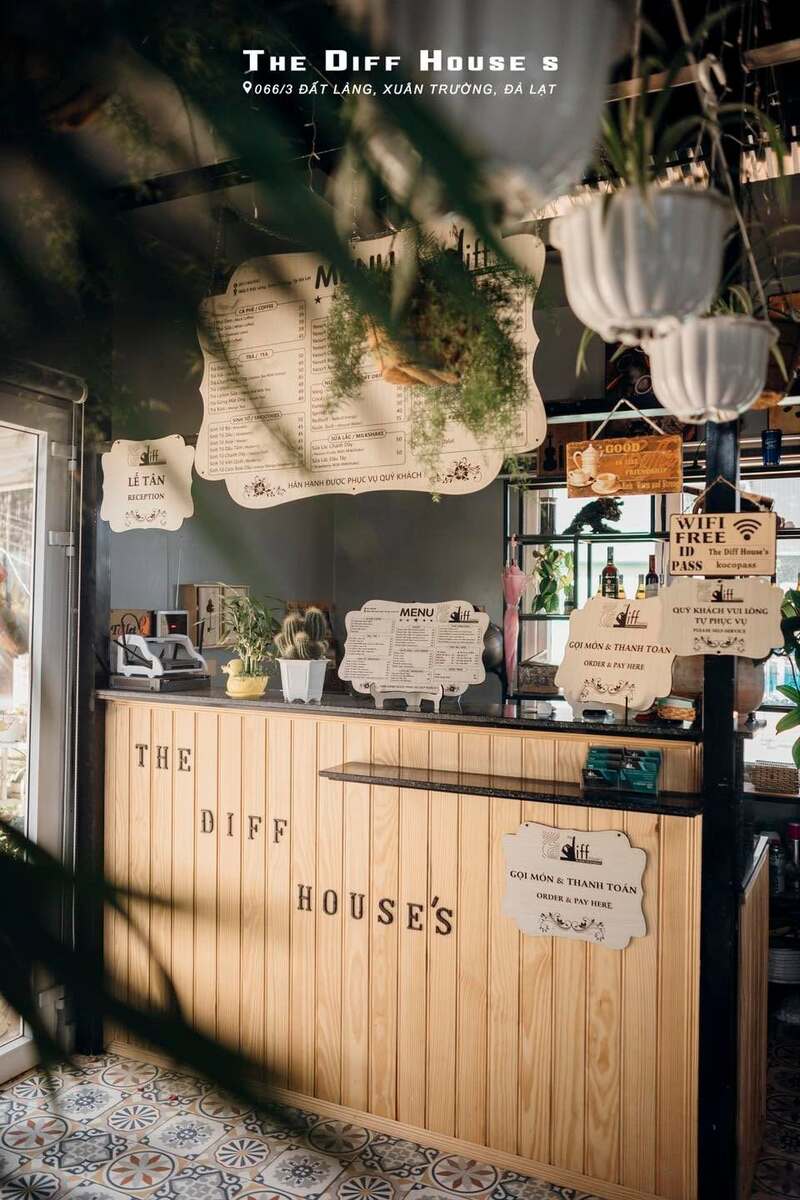 The Diff House’s Đà Lạt, tiệm cà phê săn mây view đỉnh đồi độc đáo 7