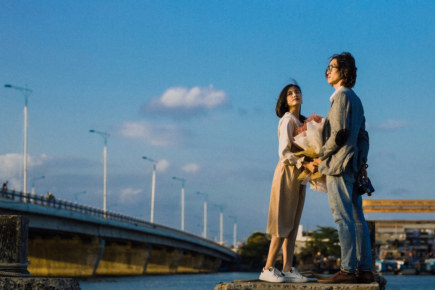 Tìm phút bình yên, lãng mạn qua ống kính anh chàng Kỳ Sang tại cầu Bình Tân Nha Trang 2
