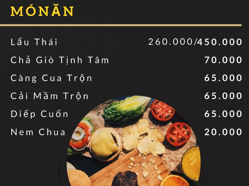 Review nhà hàng Tịnh Tâm Trai từ thực đơn đến không gian 4