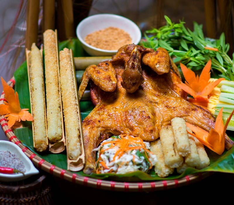 Top 10 quán gà nướng cơm lam Đà Lạt làm say lòng du khách