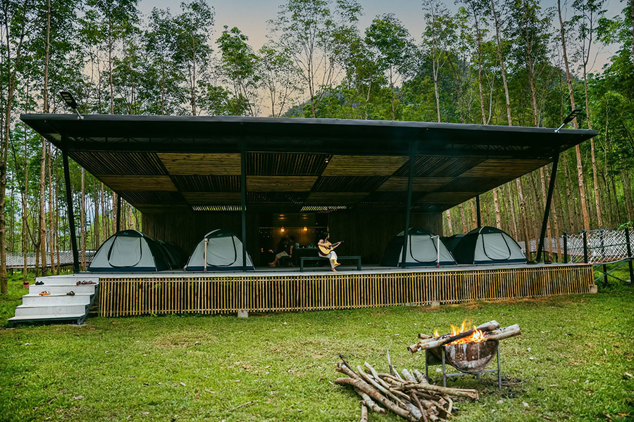 Trải nghiệm cắm trại Quảng Bình ở Blue Diamond Camp siêu hấp dẫn 4