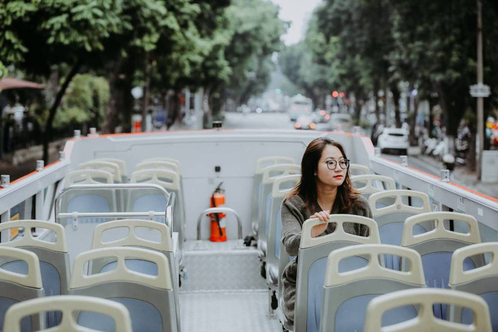 Trải nghiệm xe buýt 2 tầng Hà Nội - Hành trình đầy mới lạ 3