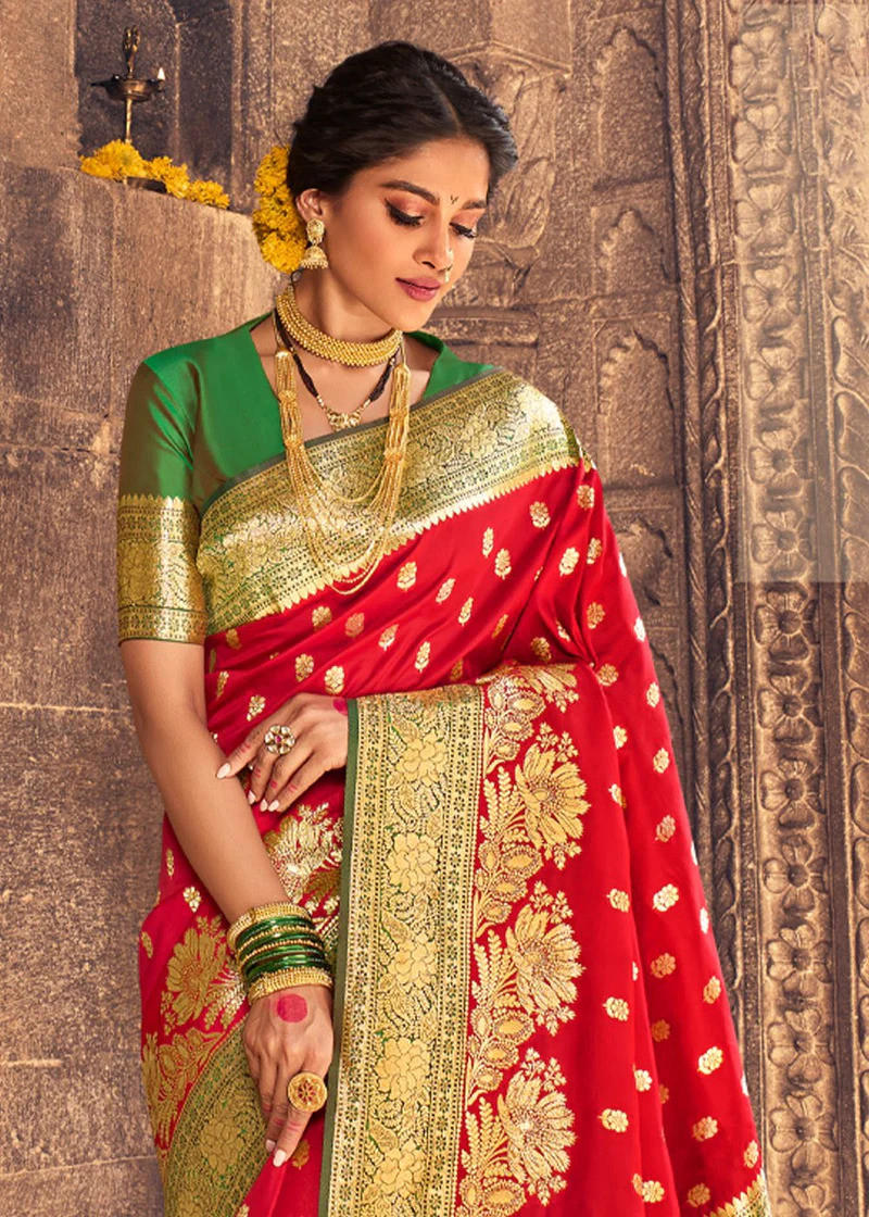 Cách mặc sari truyền thống Ấn Độ trùm đầu đơn giản - NiNiStore 2024