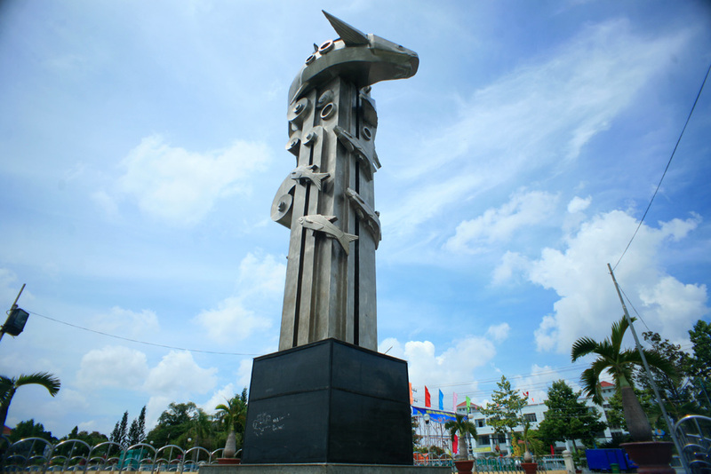 Check-in tượng đài cá ba sa, biểu tượng độc nhất vô nhị ở An Giang 4