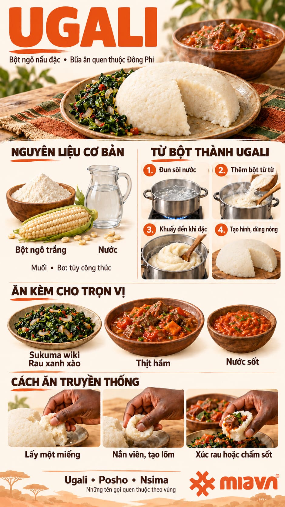 Ugali: Món bột ngô đặc quánh nuôi sống cả Đông Phi 2