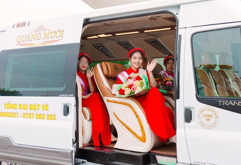 Nhà xe Quang Mười: Thương hiệu vận tải cao cấp, hiện đại 5