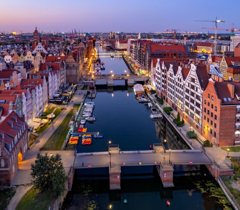 Thành phố cảng Gdańsk xinh đẹp bên bờ biển Ba Lan