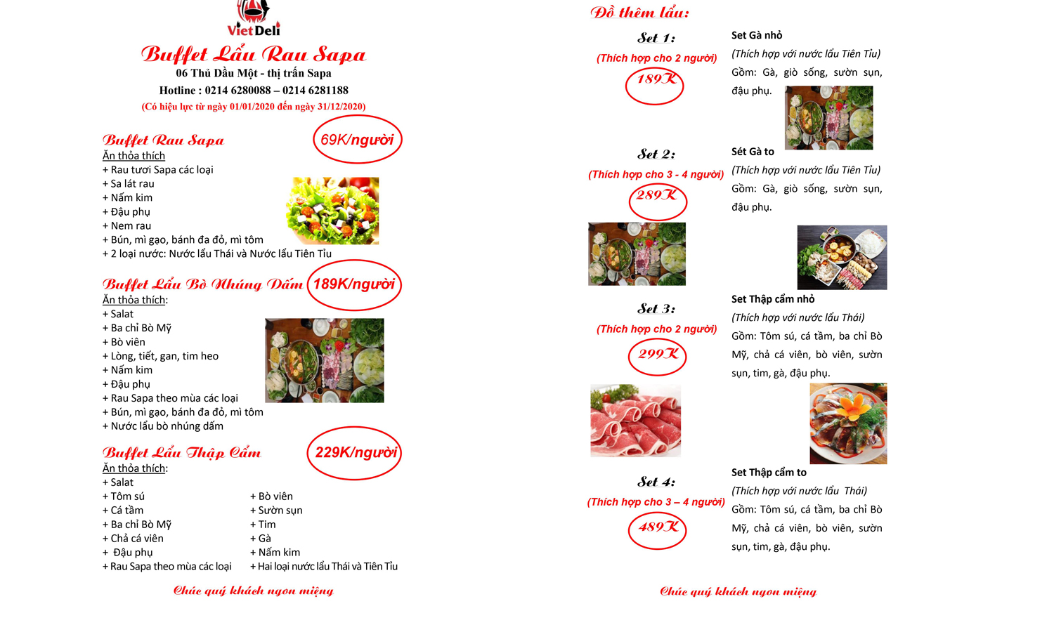 Viet Deli Sapa - Nhà hàng buffet lẩu rau và đặc sản núi rừng 6