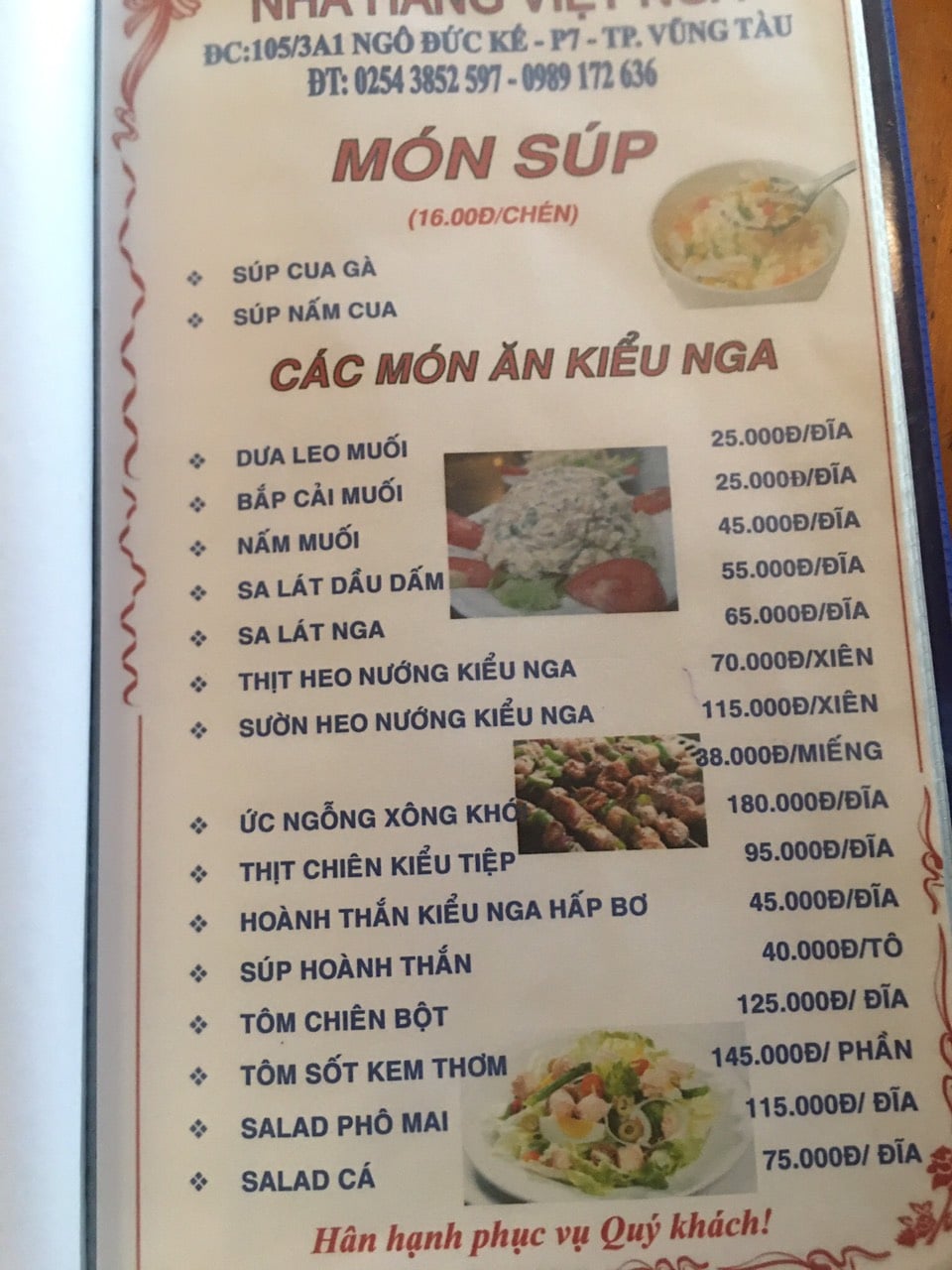 Viet Nga Restaurant Vung Tau – Ẩm thực nước Nga tại Vũng Tàu có gì đặc biệt? 9