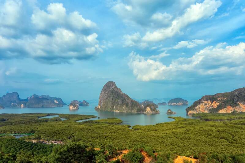 Vịnh Phang Nga nơi biển cả hòa quyện với bầu trời Thái Lan 12