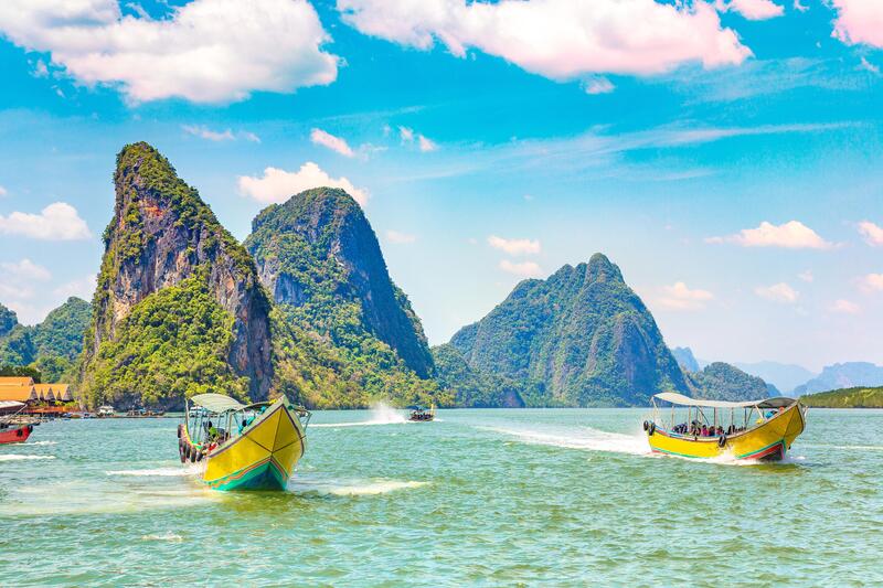 Vịnh Phang Nga nơi biển cả hòa quyện với bầu trời Thái Lan 13