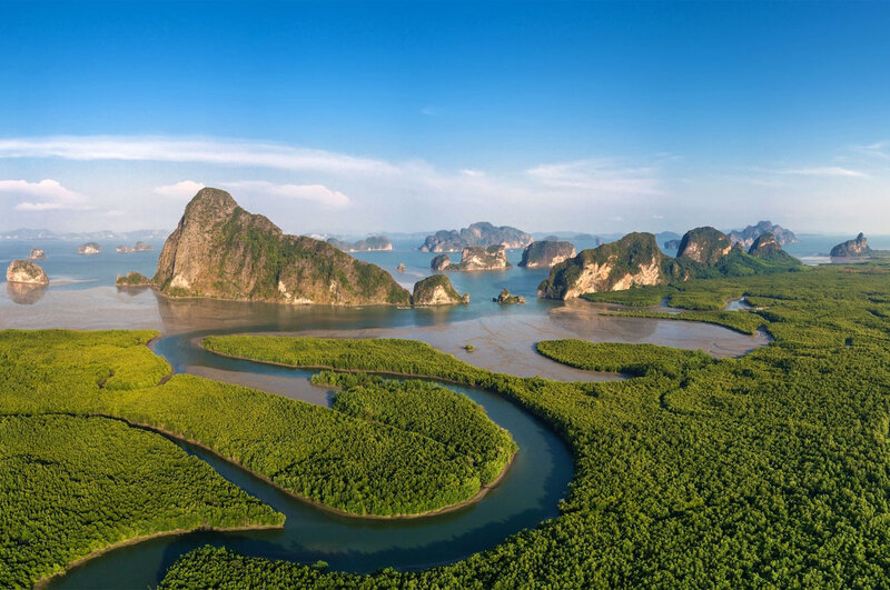 Vịnh Phang Nga nơi biển cả hòa quyện với bầu trời Thái Lan 3