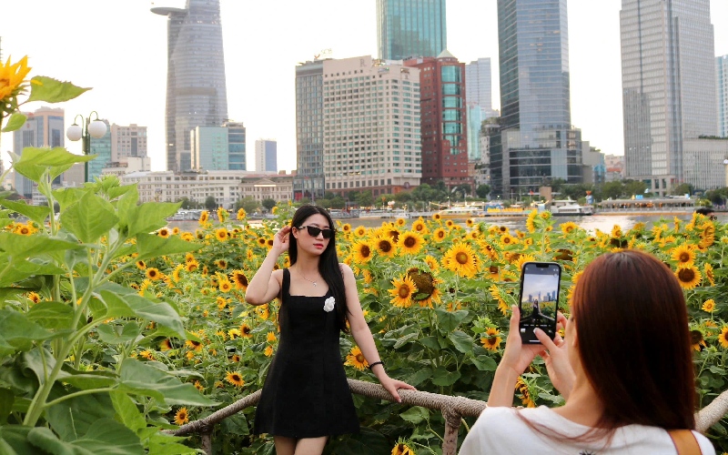 Check-in nhanh 3 vườn hoa tết đẹp, miễn phí tại TPHCM 2