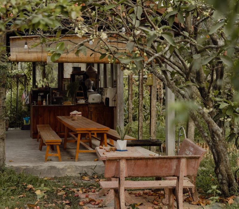 Review Vườn Nhà Ngoại Garden Homestay nơi trốn khói bụi Sài Gòn