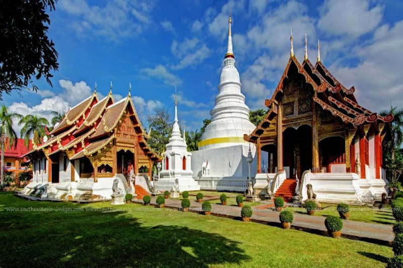 Wat Phra Singh với kiến trúc Lanna tại Chiang Mai 2
