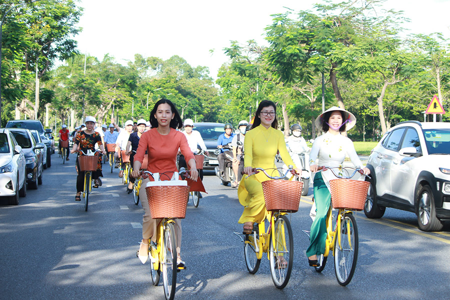 Xe đạp công cộng ở Huế, phương tiện di chuyển thân thiện với môi trường 3