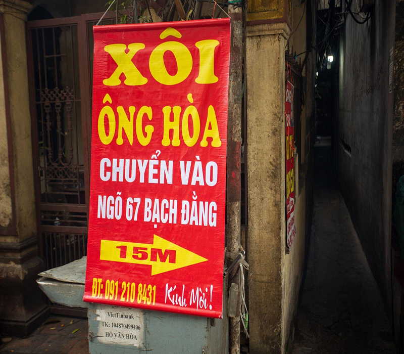 Xôi ông Hòa: Thưởng thức xôi thịt má đào nức tiếng Hà Nội 5