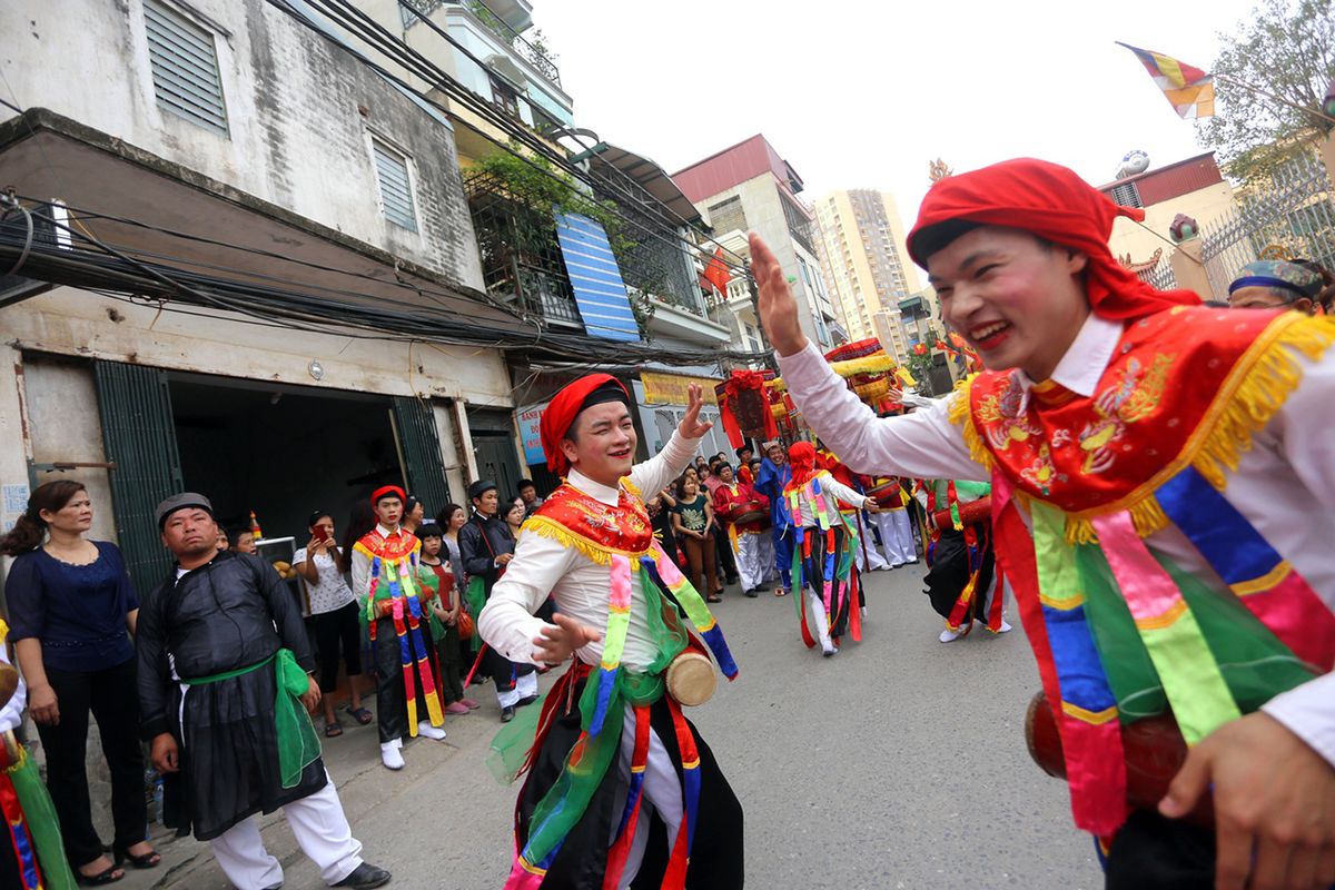 Yên bình lễ hội 5 làng Mọc - Nét đẹp dân gian giữa lòng thủ đô 3