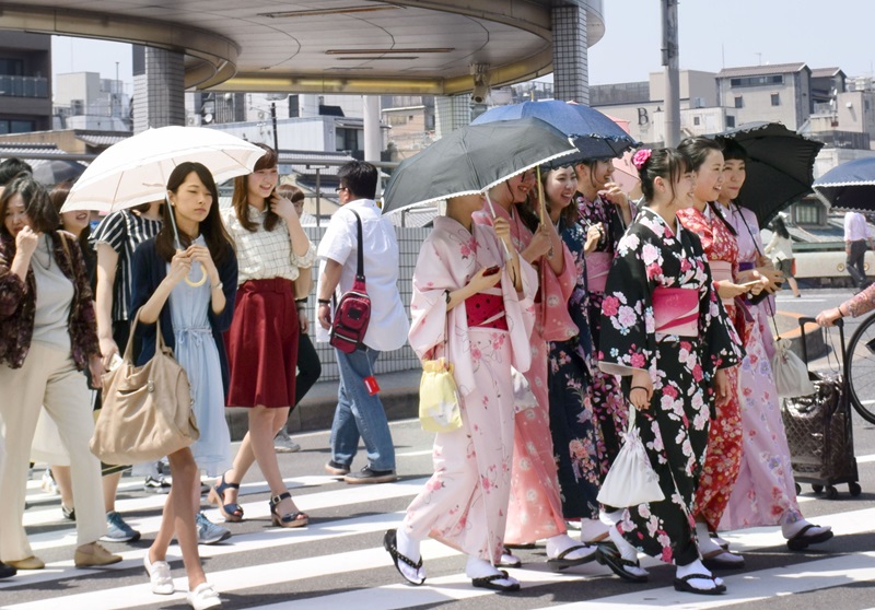 Yukata trang phục truyền thống trong những ngày lễ hội Nhật Bản 2