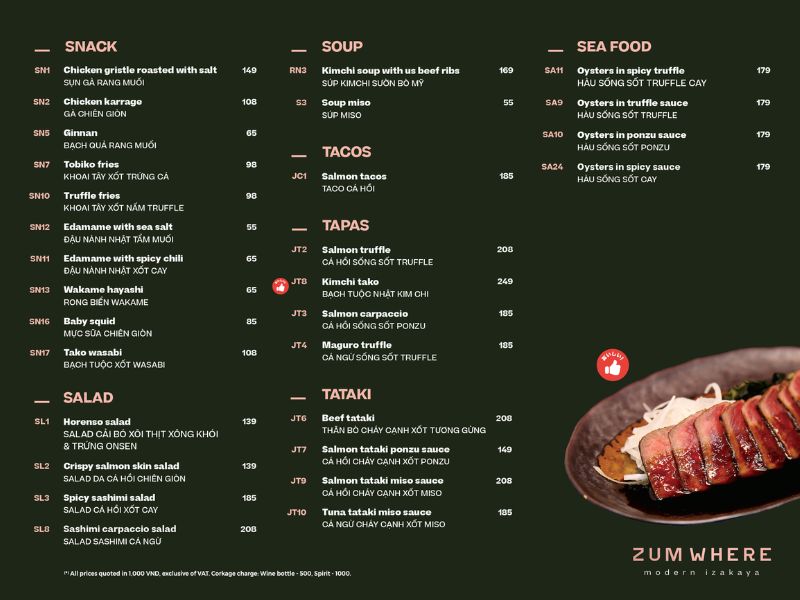 Nhà hàng Zumwhere Thảo Điền: Điểm hẹn lý tưởng cho những buổi tiệc 6