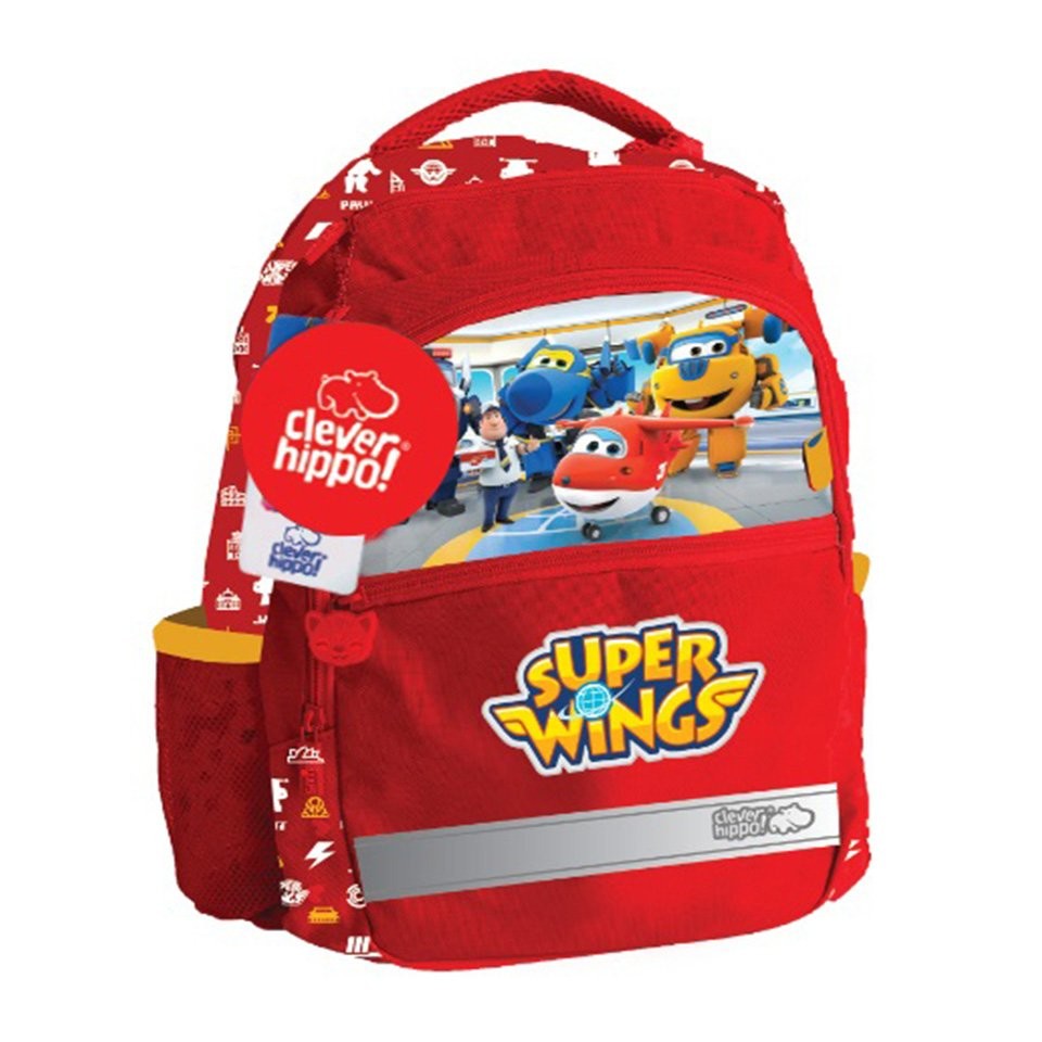 Balo Clever Hippo ActiveX Superwings Control Tower S Red