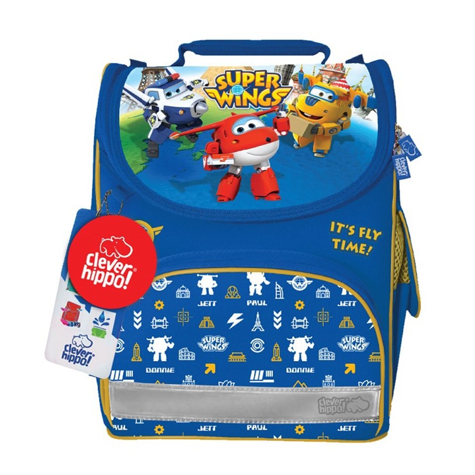 Vali Clever Hippo BigEarX Superwings World Tour L Blue