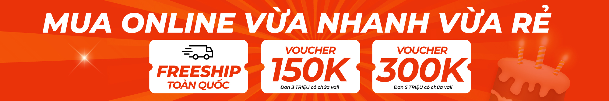 Vali chính hãng - Giảm mạnh tay - Mua càng nhiều deal càng hời