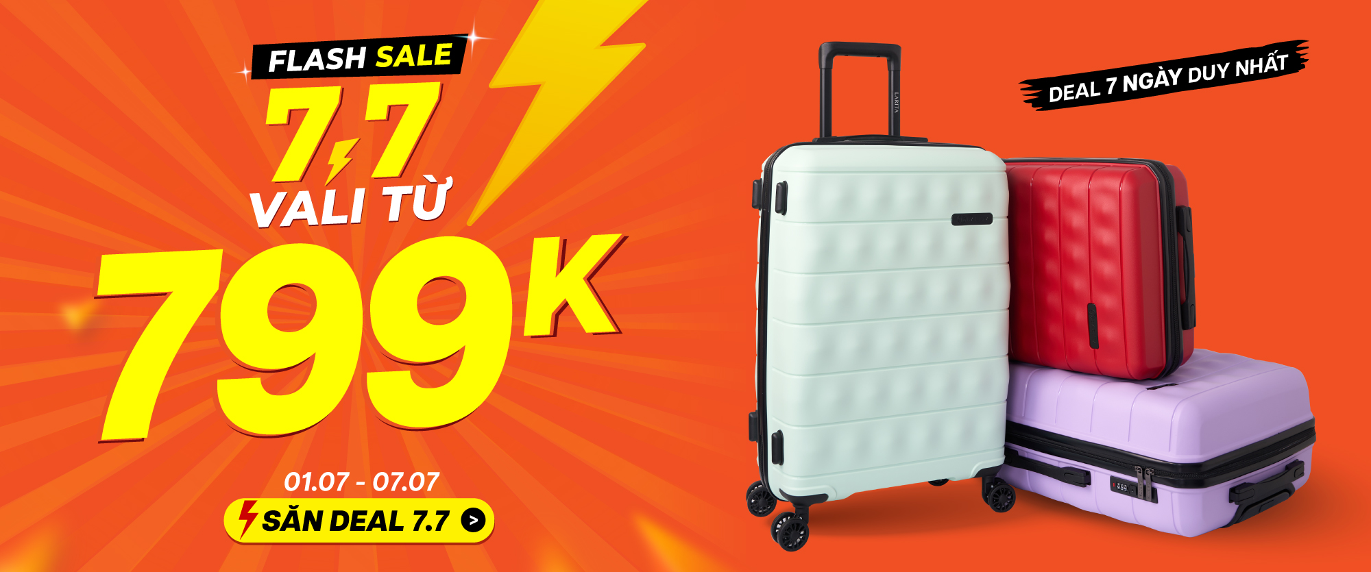 FLASH SALE 7.7