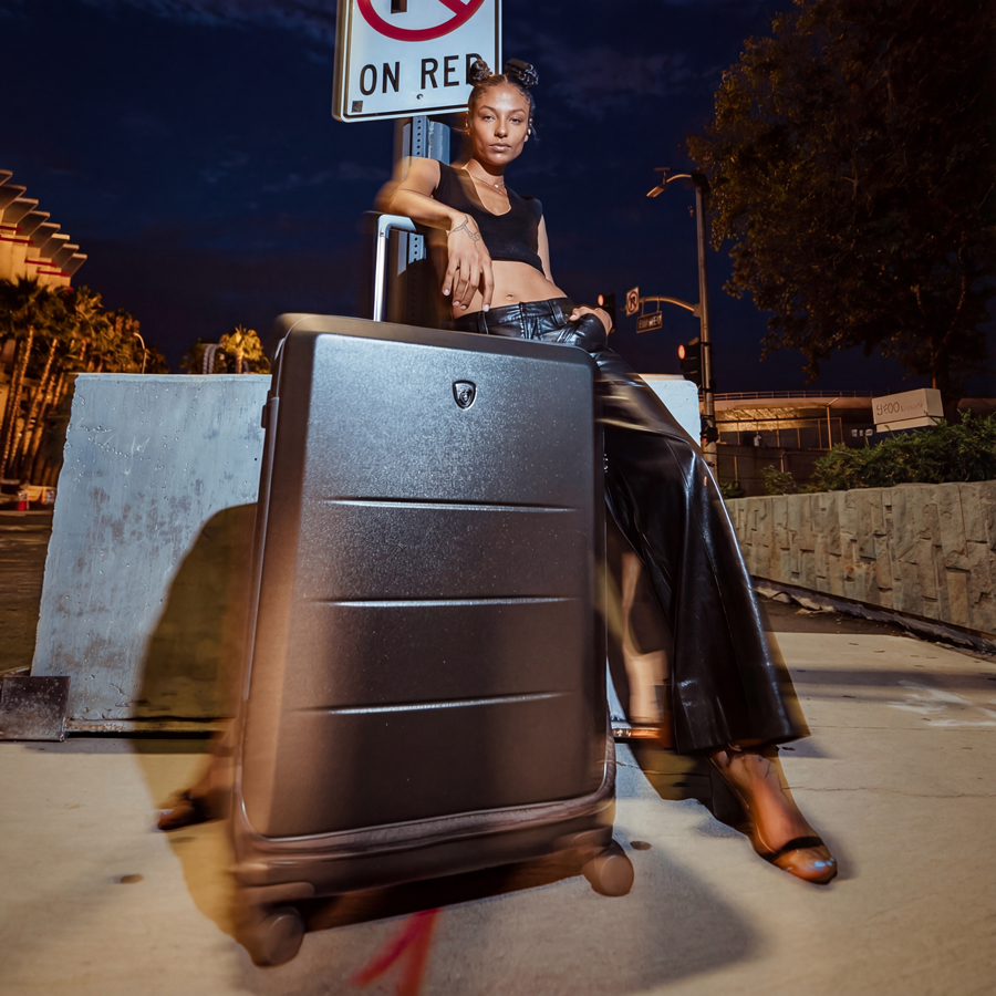 Vali Heys EZ Fashion_20 S Black/Grey Checkered 3