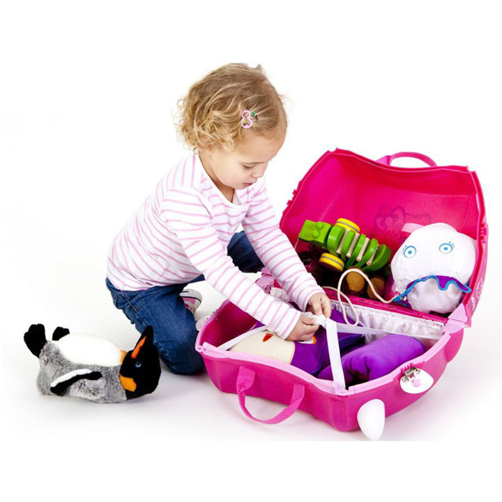 Vali kéo trẻ em Trunki - Hello Kitty 0131-GB01 vừa là vali, vừa là ghế ngồi