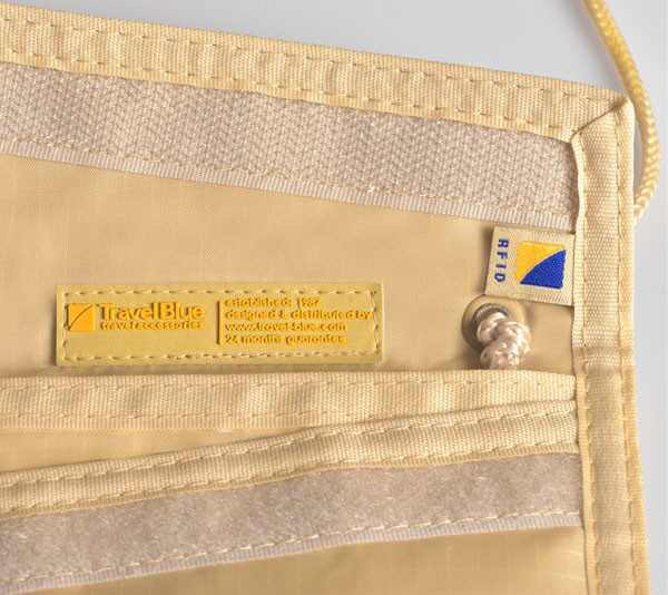 Phụ kiện du lịch Travel Blue Túi Đeo Cổ 125 S Yellow 4