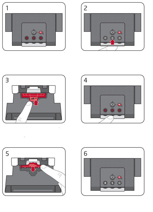 Cách sử dụng khóa số vali TSA của chiếc vali kéo