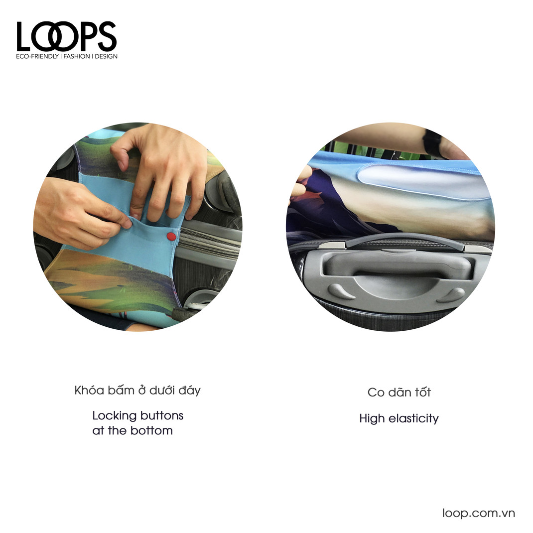 Phụ kiện du lịch Loops Street Corners_20 S White 5