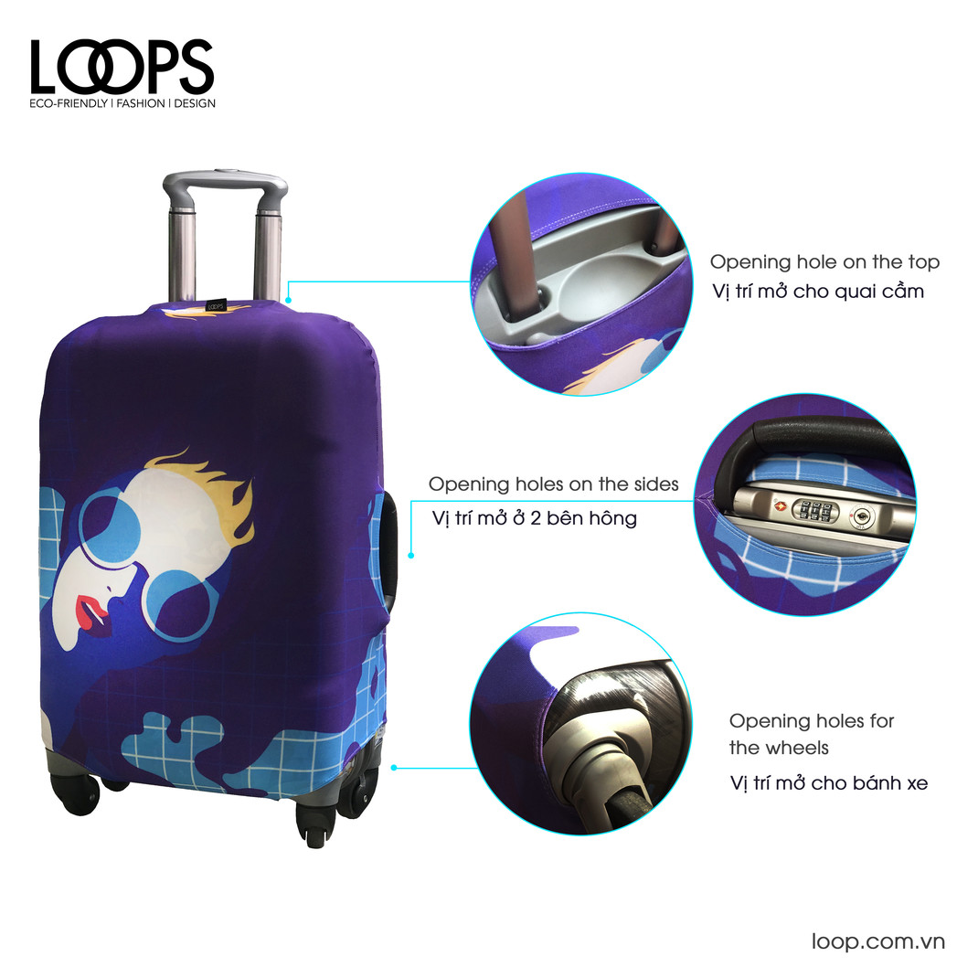 Phụ kiện du lịch Loops Street Corners_20 S White 6