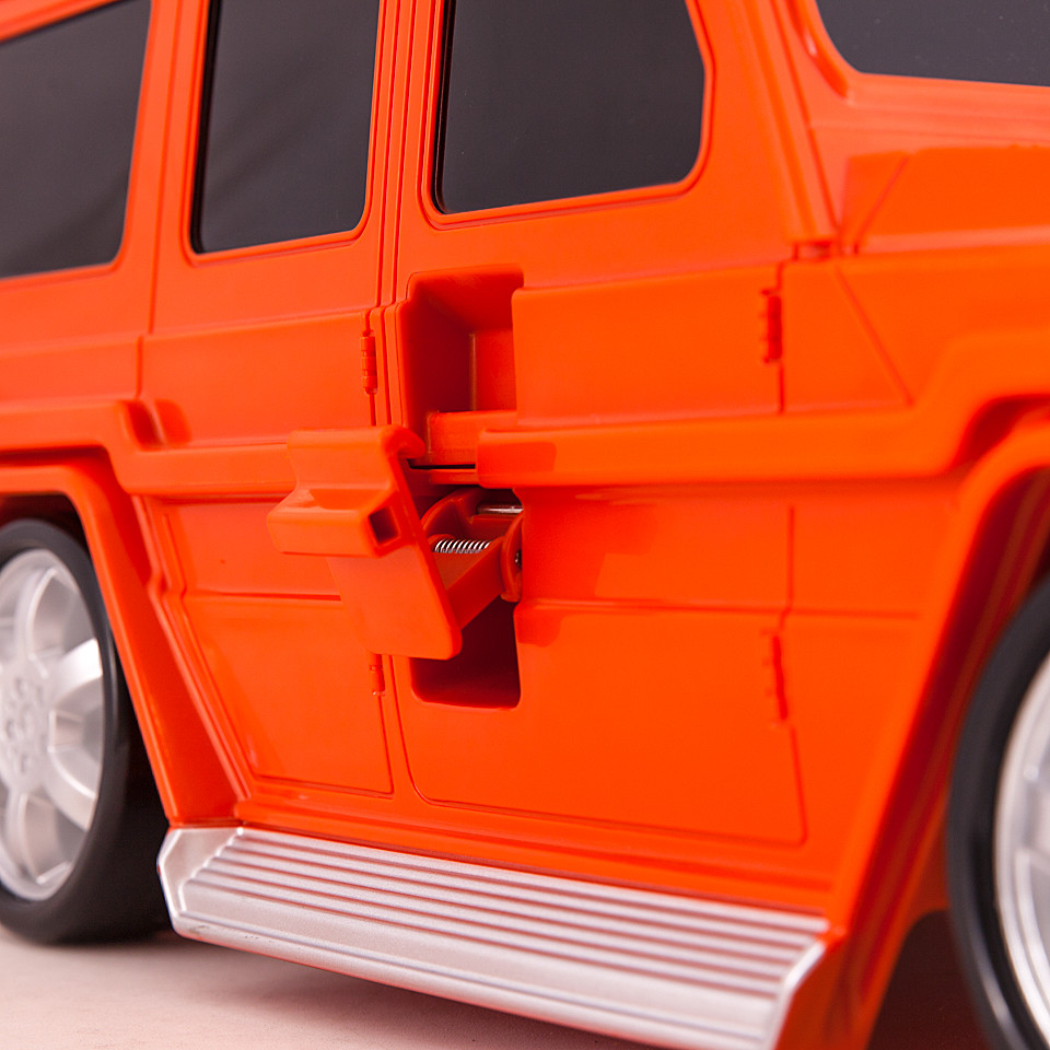 Vali Welly Vali Kéo Mercedes G Class 91009W S Orange 11