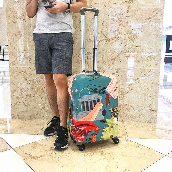 Bao trùm Vali Loops Hanoi Street Corner S Ða Màu 2