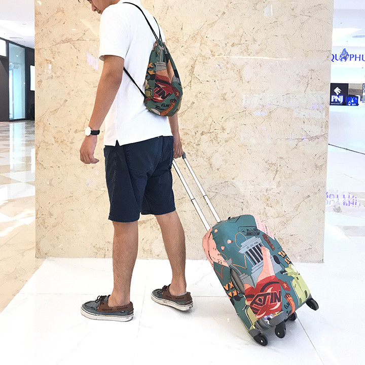 Bao trùm Vali Loops Hanoi Street Corner S Ða Màu 4
