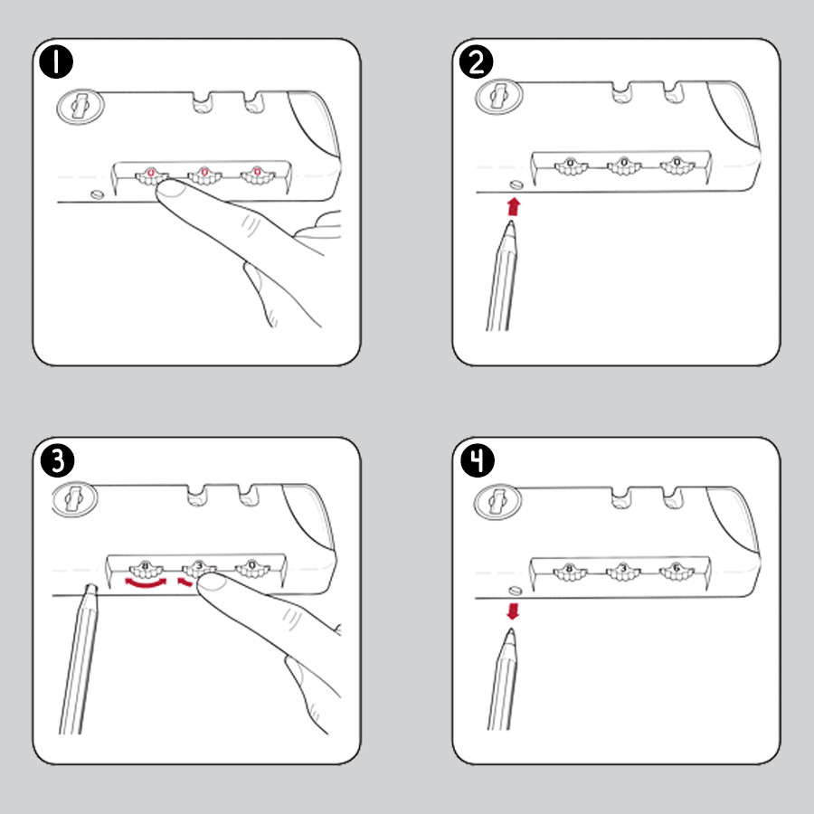 Mách bạn cách để sử dụng khóa số vali đơn giản nhất 4