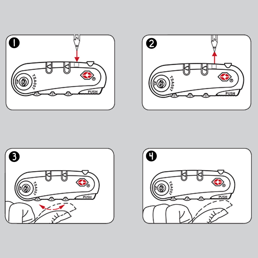 Mách bạn cách để sử dụng khóa số vali đơn giản nhất 6