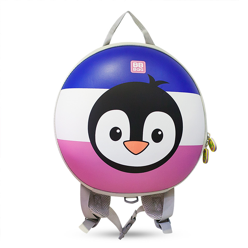 Balo BB Bag Balo hình chim cánh cụt BB331J M Black/White 2