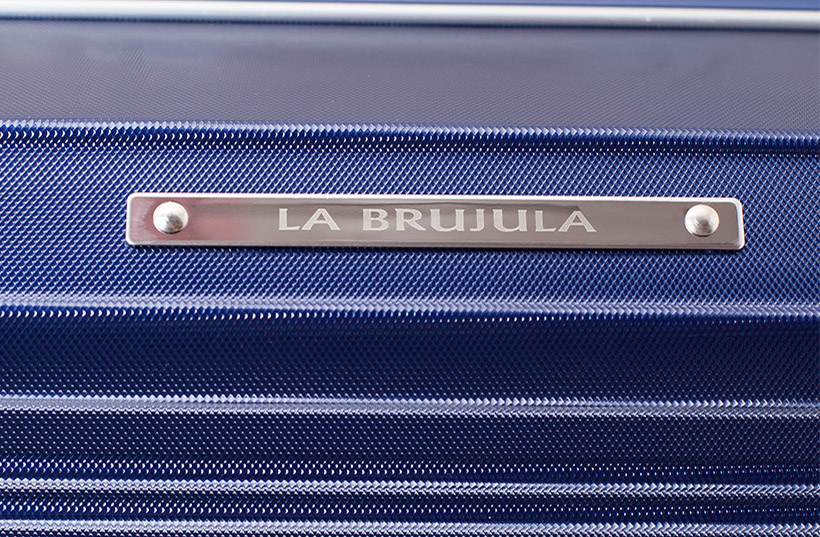 Vali kéo chống rạch La Brujula 9109A_19 S Burgundy