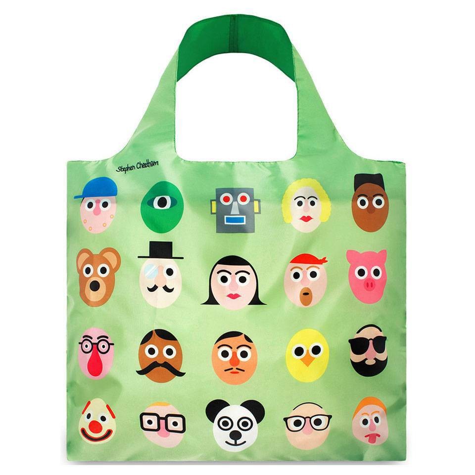 Túi Xách Loqi Faces by Stephen Cheetham Tote Bag M Đa Màu