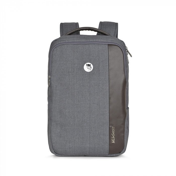 Balo Mikkor The Bryant Backpack M Dark Mouse Grey