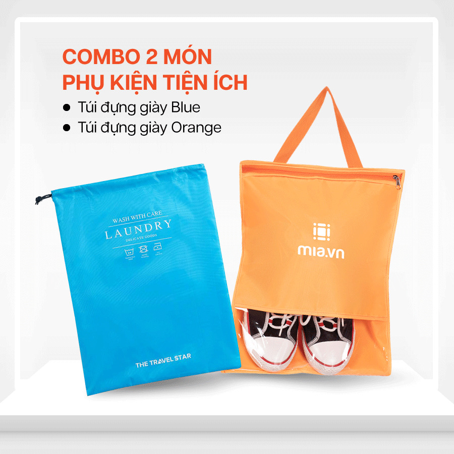 Túi đựng giày Combo 2 món phụ kiện Túi đựng giày MIA + Túi phân loại hành lý