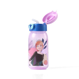Bình nước Disney Spider Man 74714 Straw Water Bottle 510ml Red