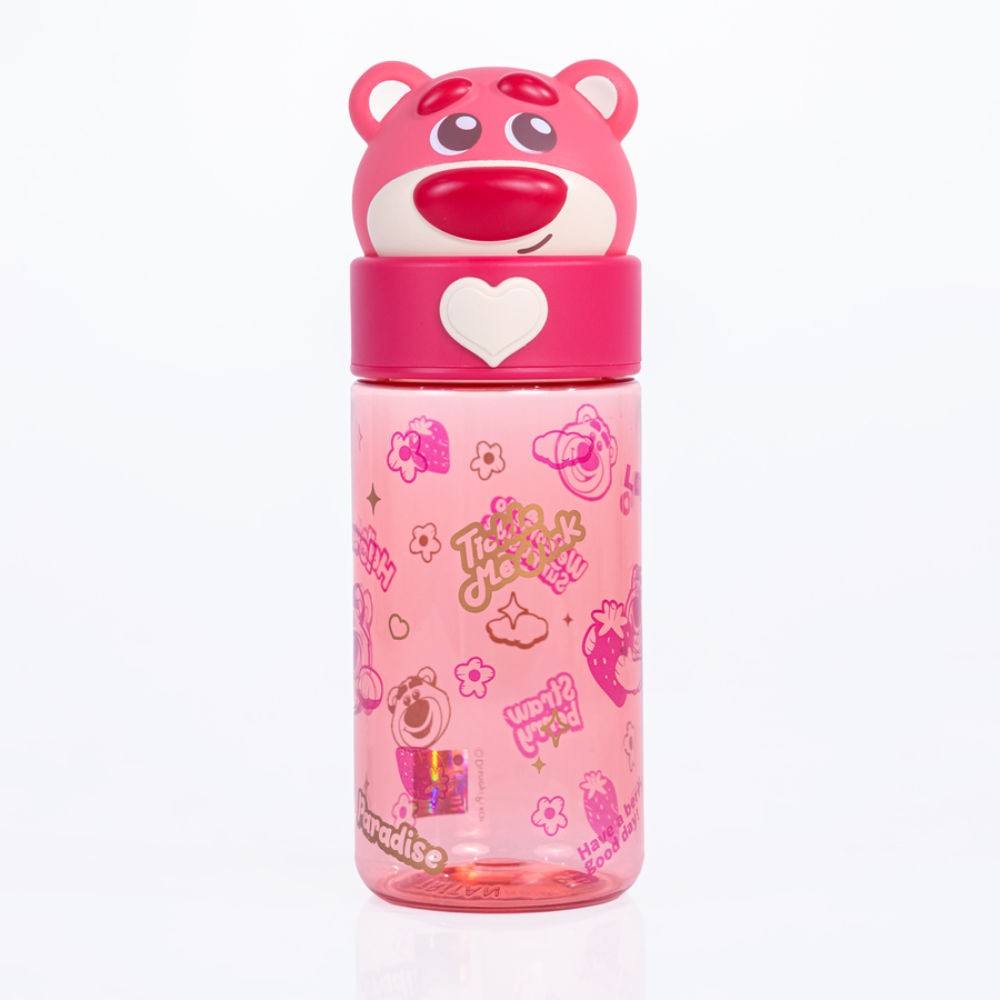 Bình nước Disney Lotso 6840 Water Bottle 500ml Pink