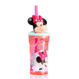 Bình nước Disney Mc Queen 51566 Straw Tumbler 360ml Blue