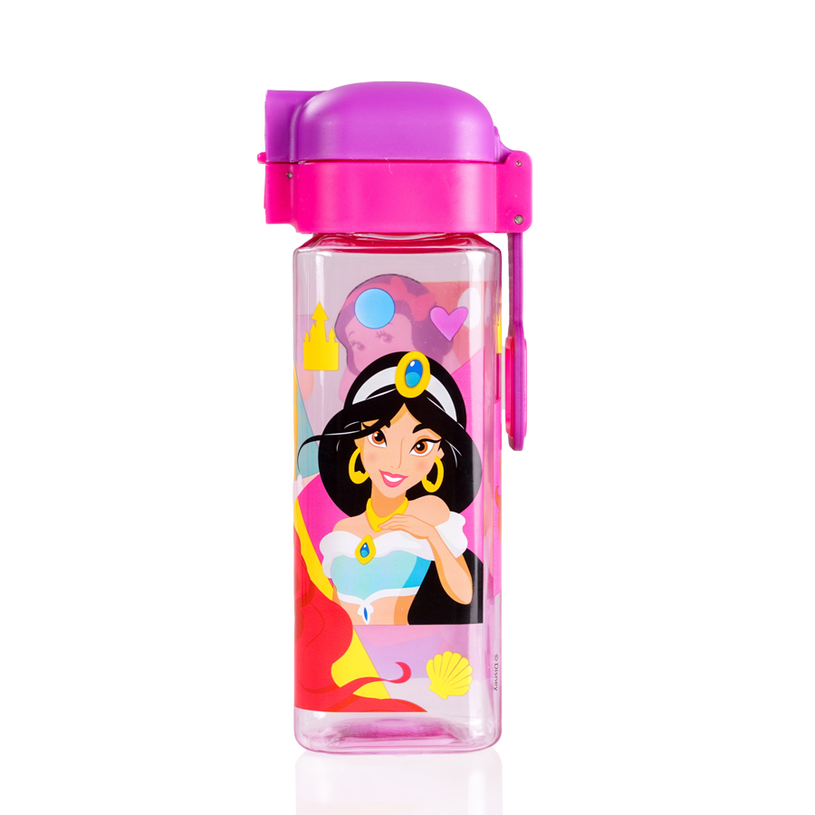 Bình nước Disney Princess 48102 Water Bottle 550ml Pink