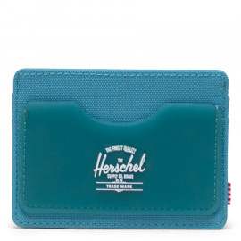 Ví đựng tiền Herschel Charlie Rubber RFID Wallet S Neon Blue